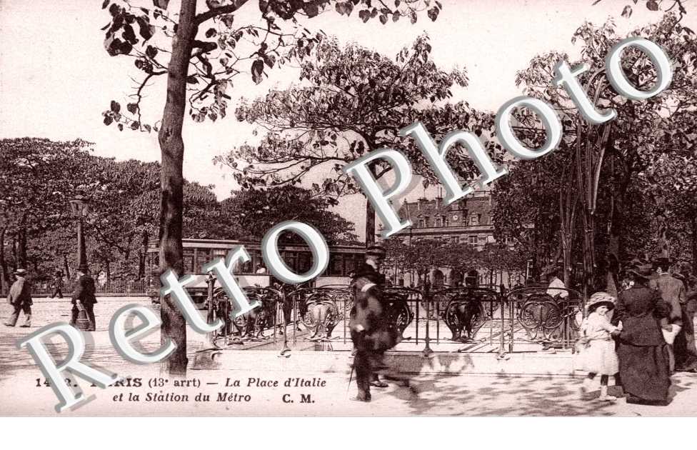 PLACE D'ITALIE  et la sation du Metro