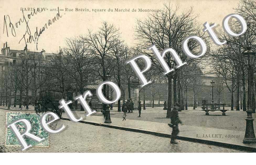 Rue Brezin, Square du Marche de Montrouge