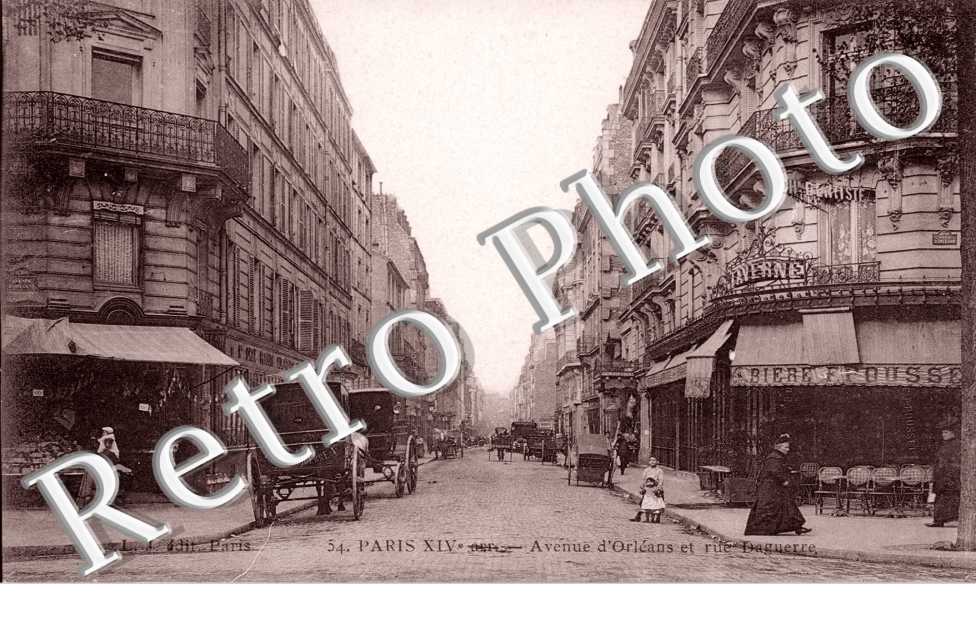 Avenue d'Orleans et Rue Daguerre