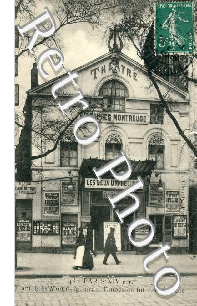 Fantaisies Montrouge avant l'annexion fut une Chapelle, Avenue Denfert Rochereau