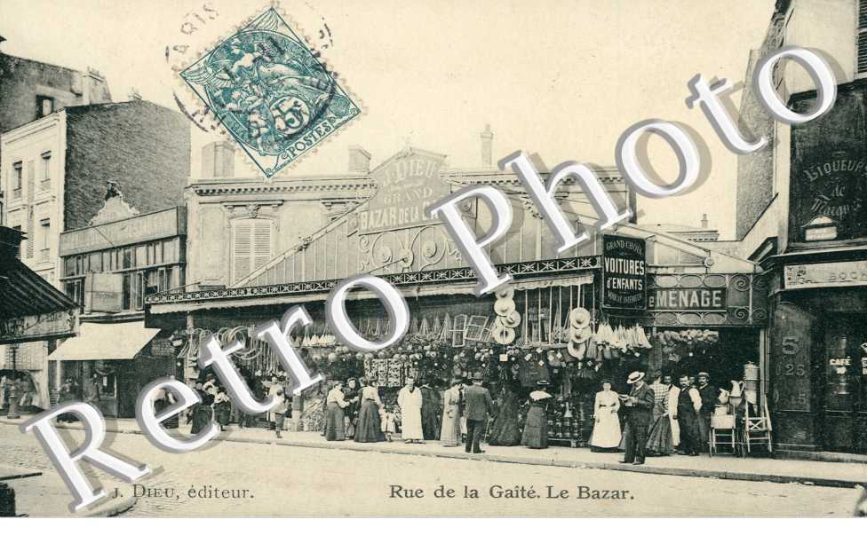 Rue de la Gaite, le Bazar