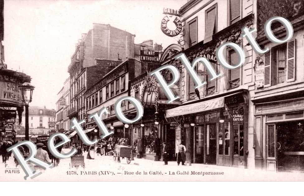 Rue de la Gaite, la Gaite Montparnasse