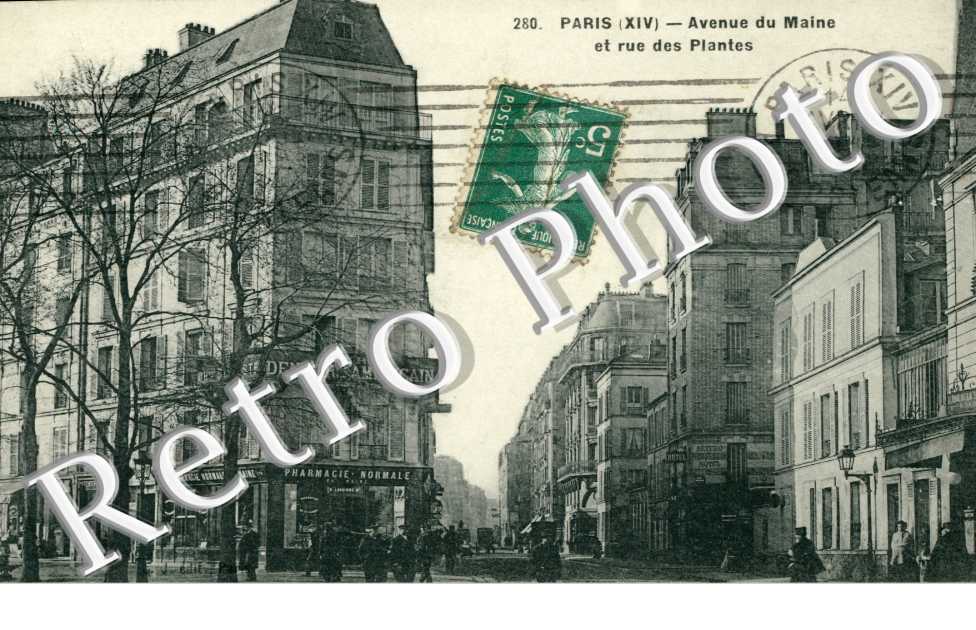Avenue du Maine et Rue des Plantes