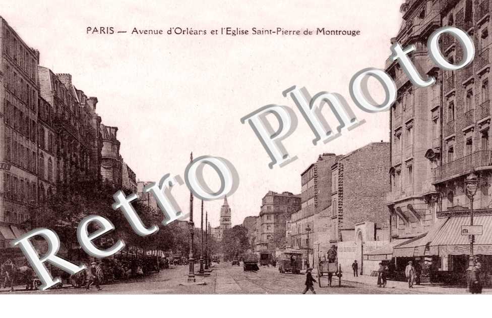 L'Avenue d'Orleans et Eglise Saint Pierre de Montrouge