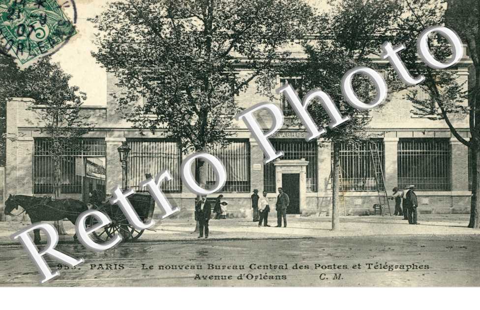 Avenue d'Orleans  Le Nouveau Bureau Central des Postes et Telegraphes