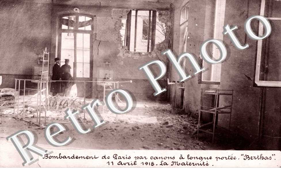 Bombardement de Paris, La Maternite, Avril 1918