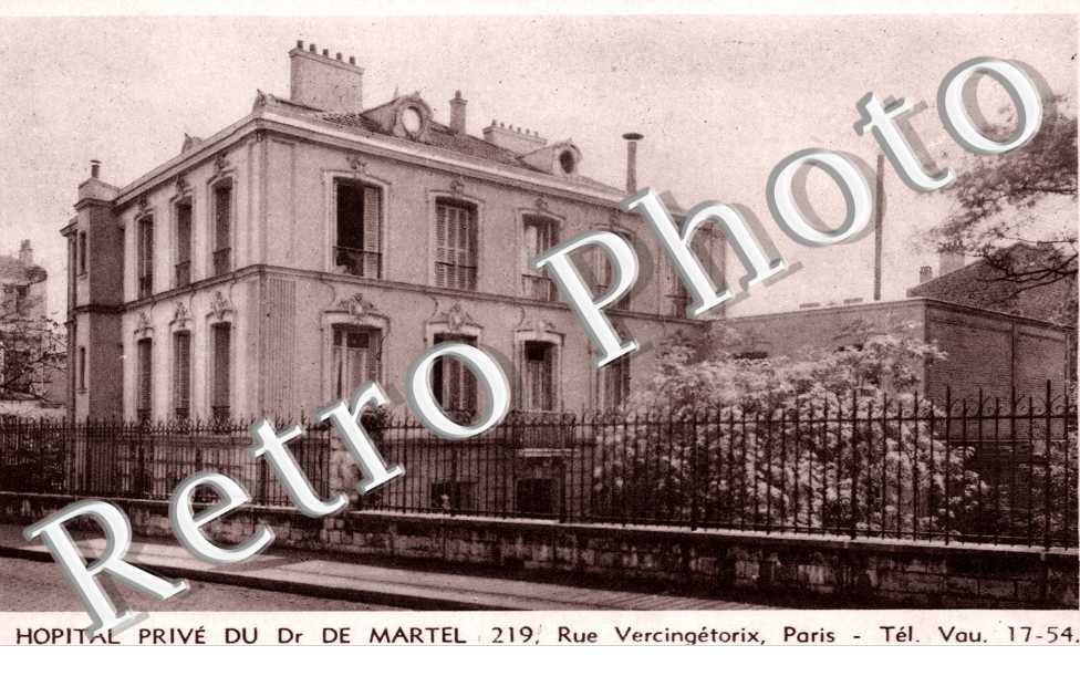 Hopital du Dr De Martel, Rue Vercingetorix