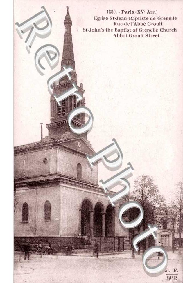 eglise Saint Jean Baptiste de Grenelle  Rue de l'Abbe Groult