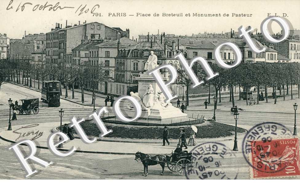 Place de Breteuil et Monument de Pasteur