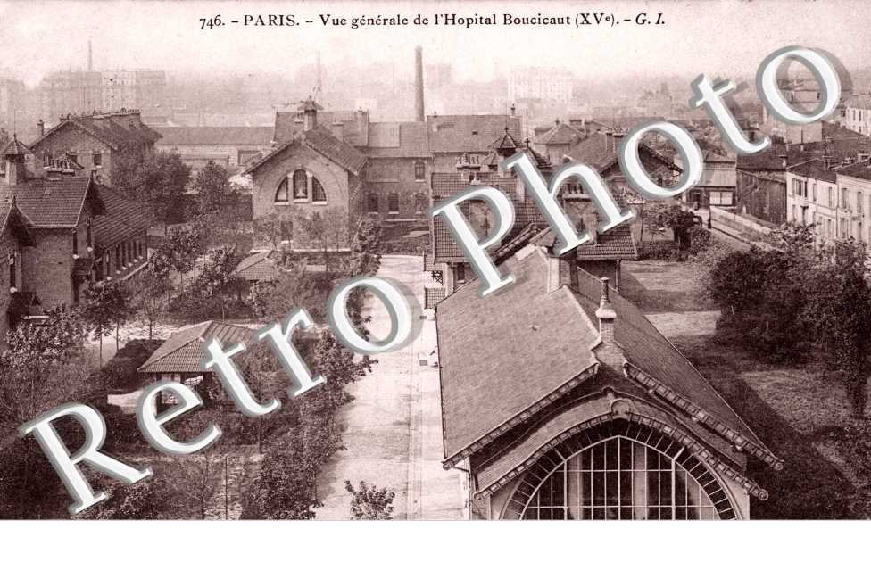 Vue generale de l'Hopital Boucicaut