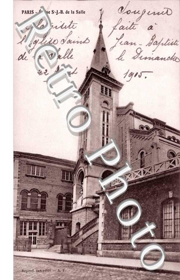 eglise Saint Jean Baptiste de La Salle Rue Dutot