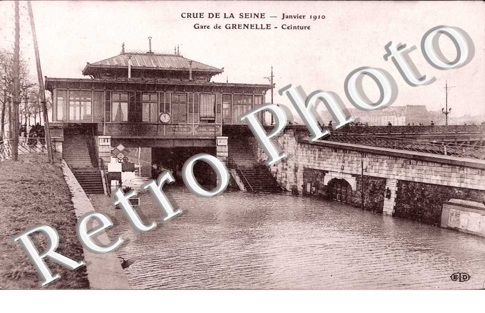 Inondations 1910, Gare de Grenelle