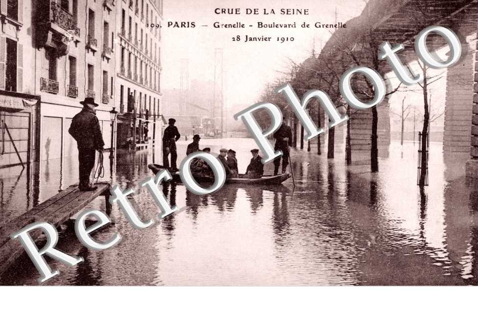 Inondations 1910, Boulevard de Grenelle