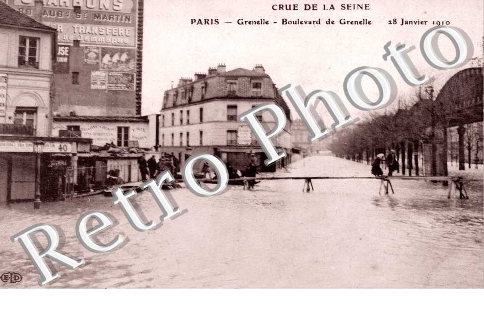 Inondations 1910, Boulevard de Grenelle