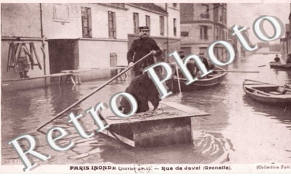 Inondations 1910, Rue de Javel