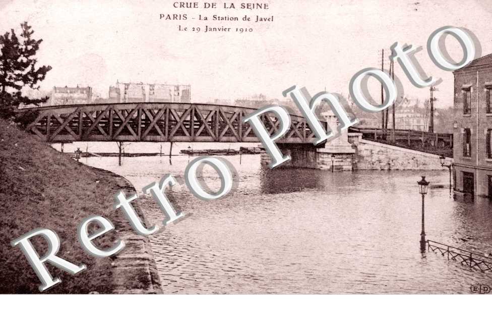 Inondations 1910, La Station de Javel
