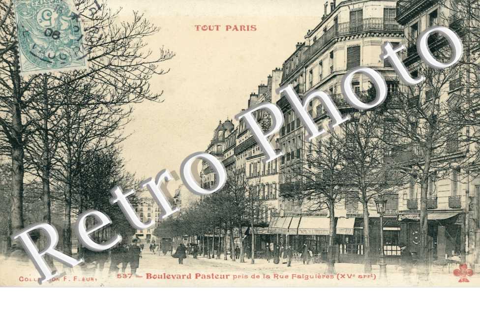 Boulevard Pasteur pris de la rue Falguieres