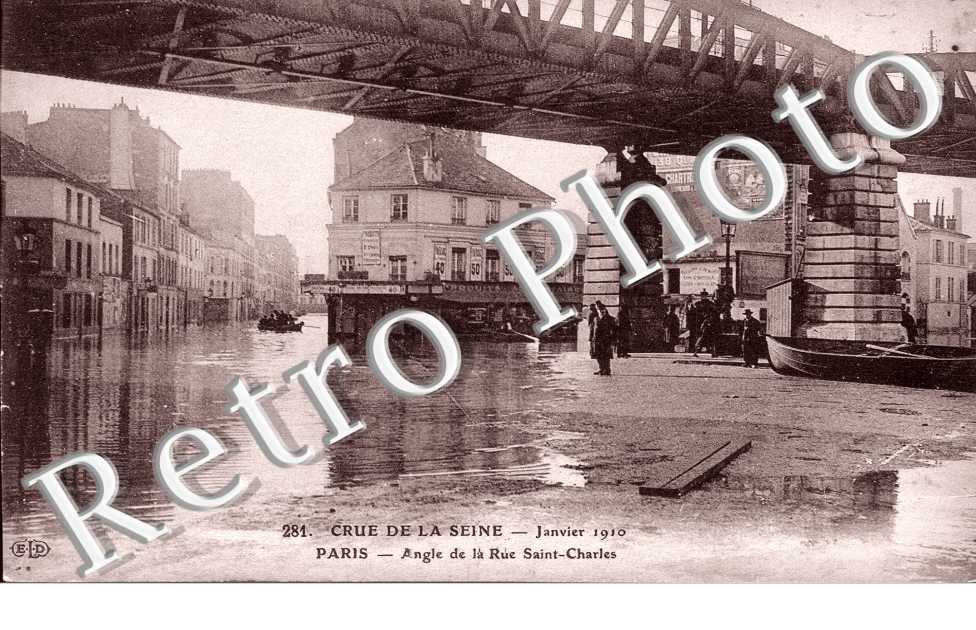 Inondations 1910, Rue Saint Charles