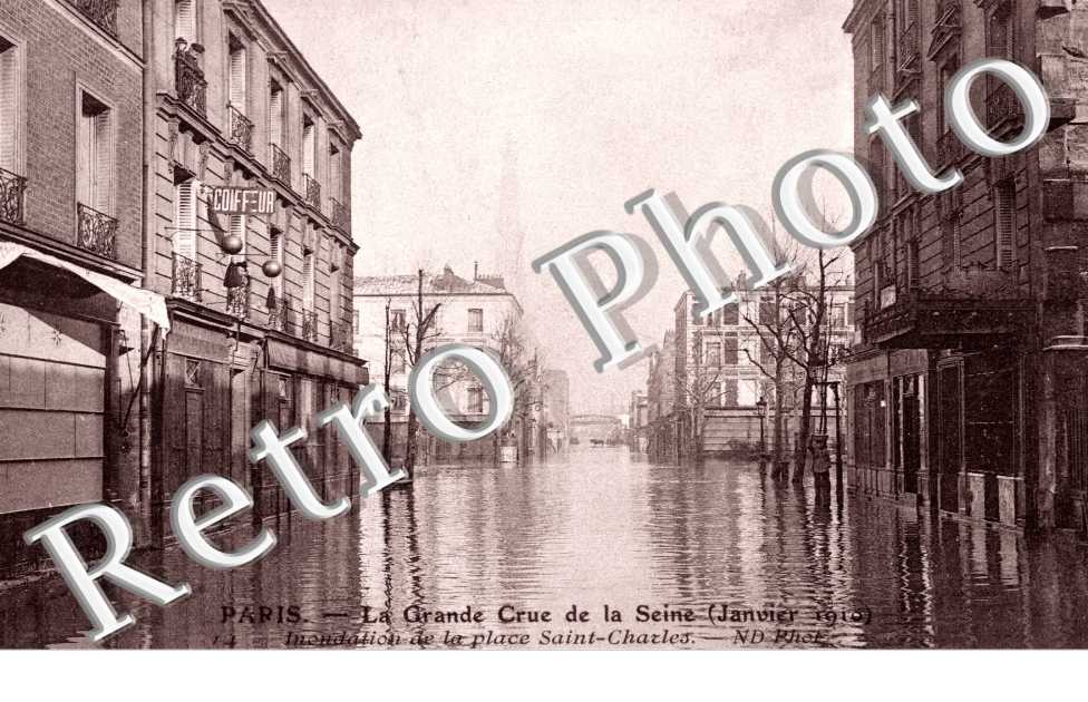 Inondations 1910, Place Saint Charles