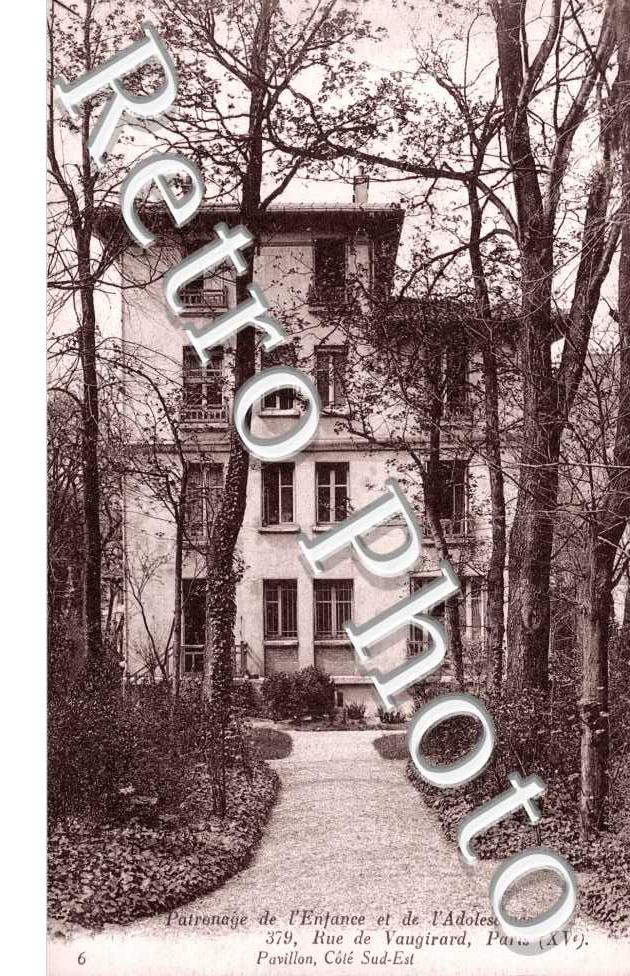 379 rue de Vaugirard -   Patronage de l'Enfance et de l'Adolescence, Pavillon