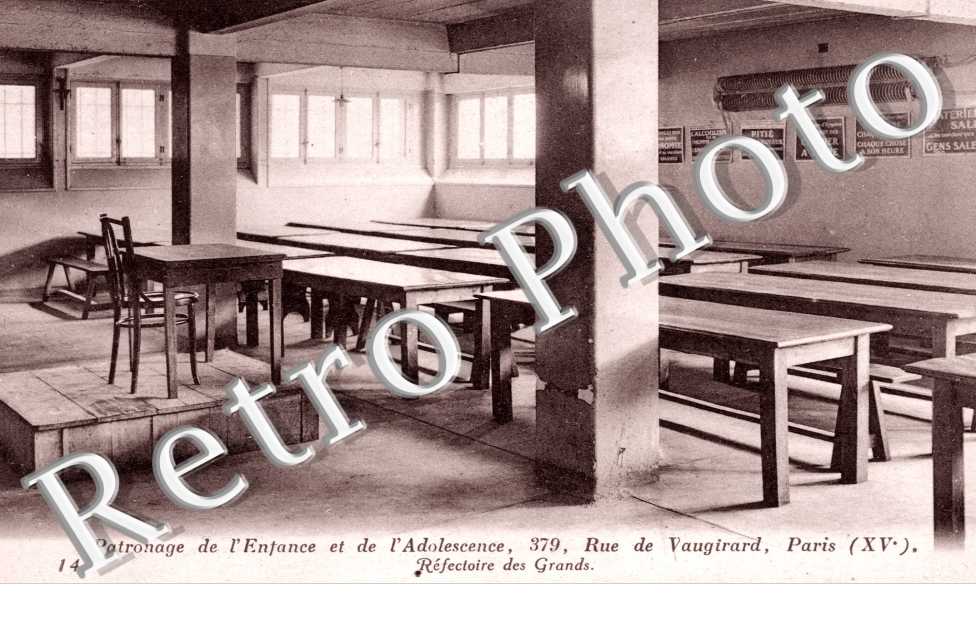 379 rue de Vaugirard -  Patronage de l'Enfance et de l'Adolescence, Refectoire des Grands