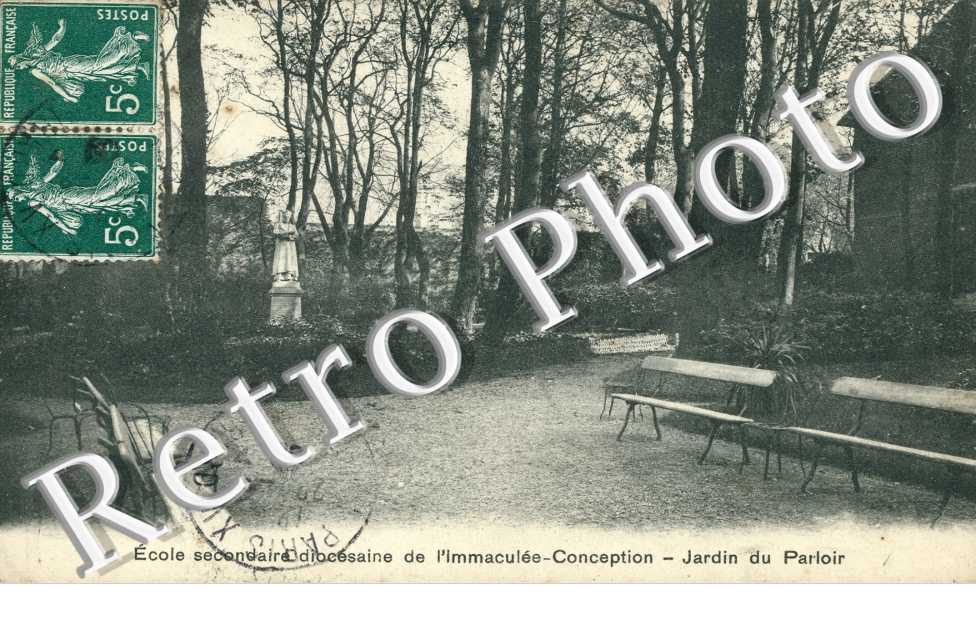 391 rue de Vaugirard - Ecole Secondaire diocésaine de l'Immaculée Conception, Jardin du Parloir