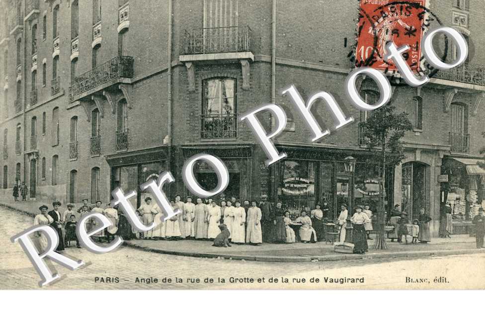 Angle de la Rue de la Grotte et de la Rue de Vaugirard