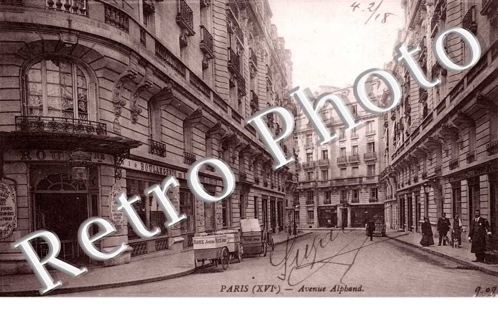 Avenue Alphand prise de la rue Duret