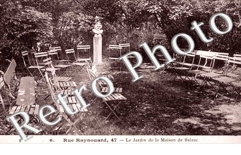 Rue Raynouard, Jardin et la Maison de Balzac