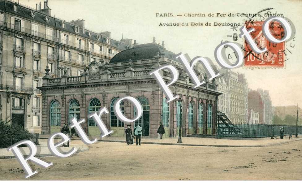 Chemin de fer de ceinture - avenue du bois de boulogne