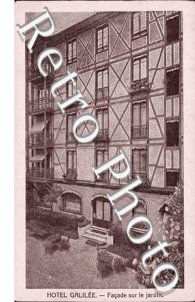 41-43 rue Galilee - Hotel Galilee, Facade sur le Jardin