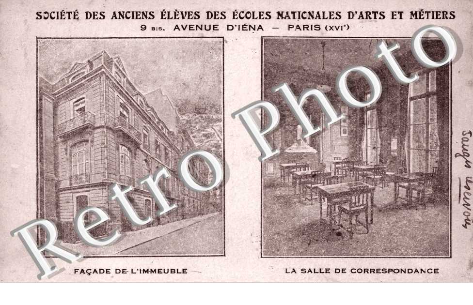 9 bis avenue d'Iena - Societe des Anciens eleves des Ecoles Nationales d'Arts et Metiers