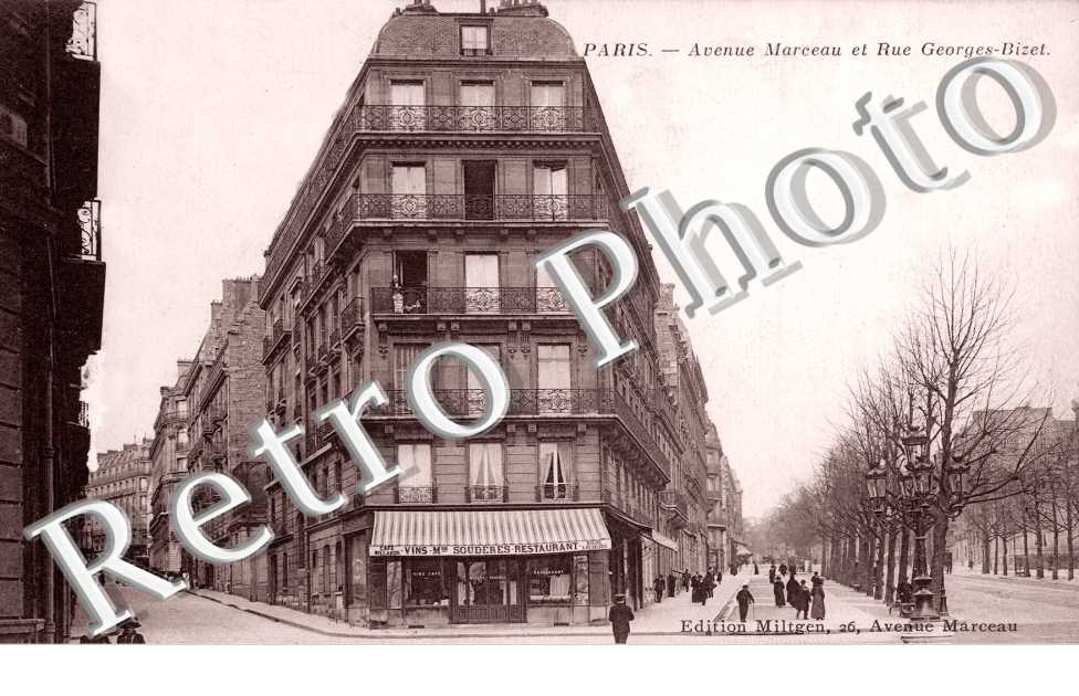 Avenue Marceau et Rue Georges Bizet
