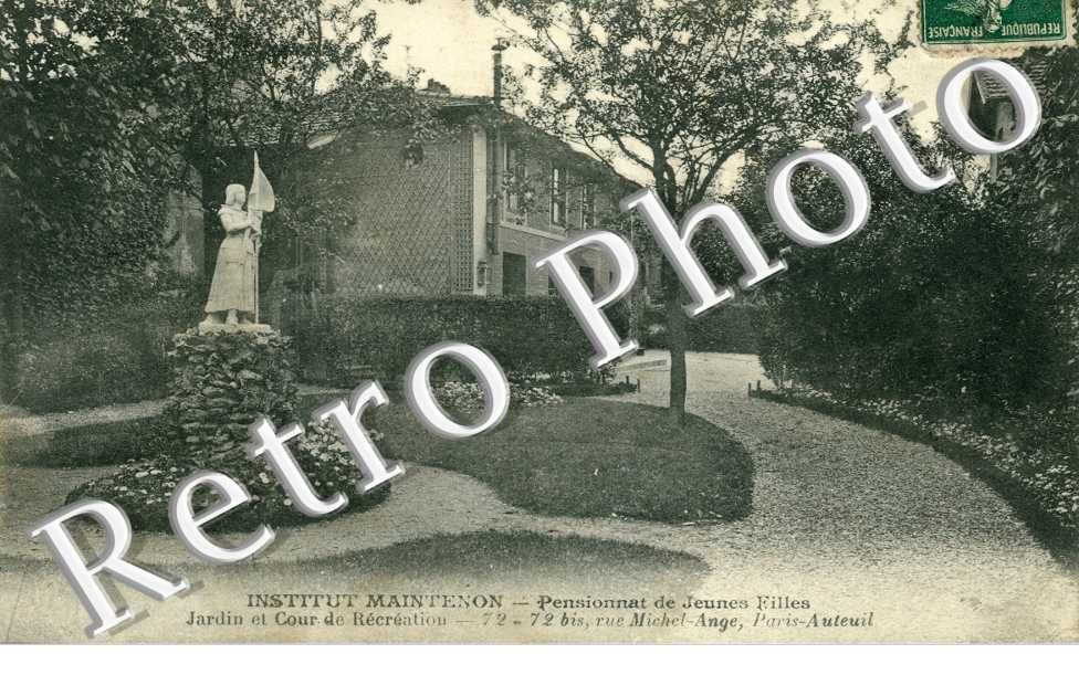 Institut Maintenon 72-72 bis rue Michel-Ange Auteuil