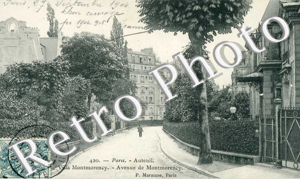 Auteuil - Villa Montmorency - avenue de Montmorency