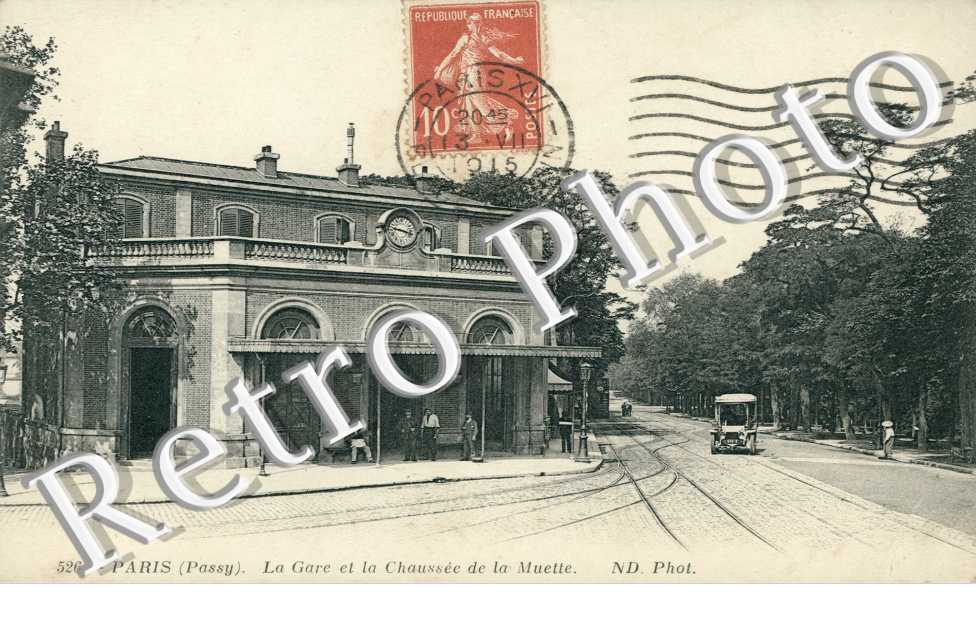 La Gare et la Chaussee de la Muette