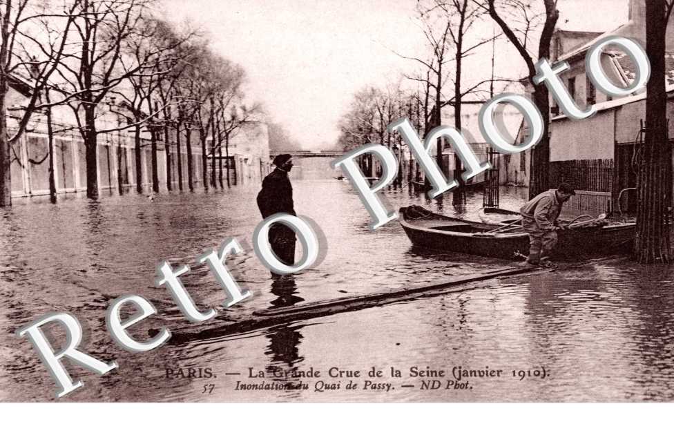 quai de Passy, inondation