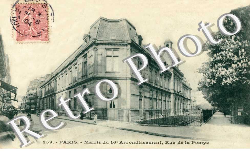 rue de la Pompe, mairie du 16eme arrondissement