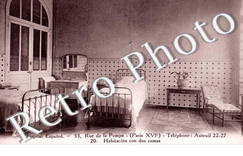 Hospital Espanola, Rue de la Pompe