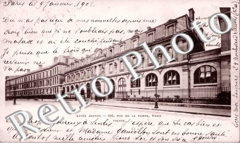 Lycee Janson de Sailly, 106 Rue de la Pompe