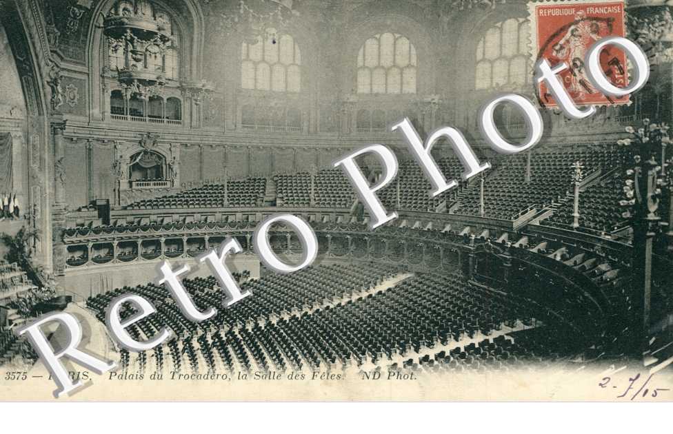 Palais du Trocadero, la Salle des Fetes