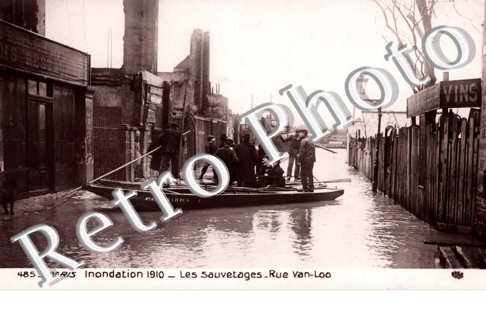 Inondations 1910, Rue Van-Loo