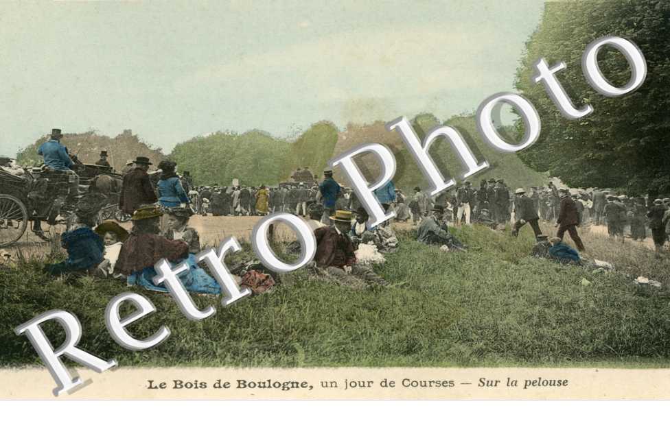 Le Bois de Boulogne, Un jour de Courses sur la pelouse
