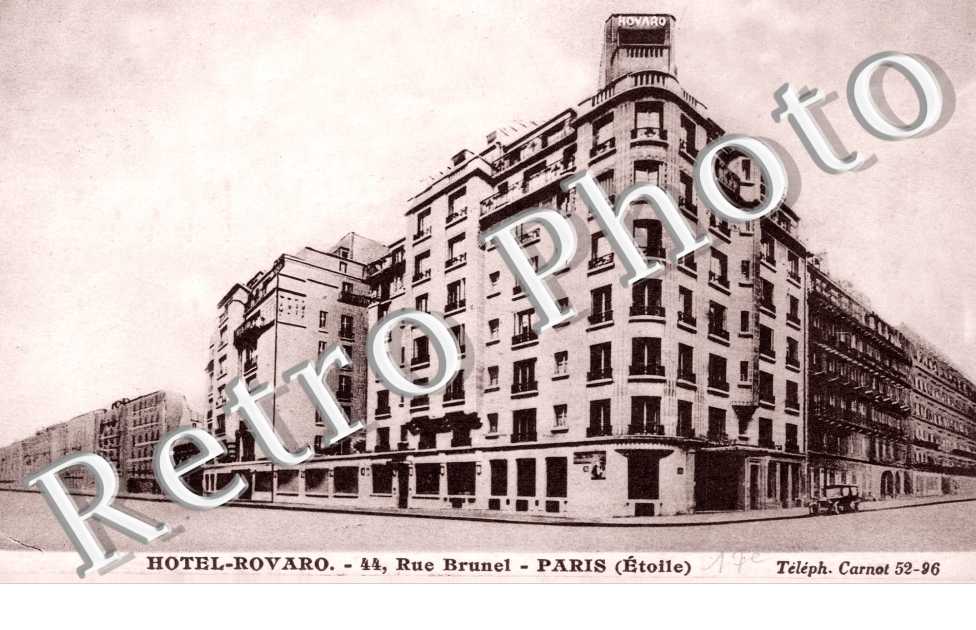Hotel Rovaro, Rue Brunel