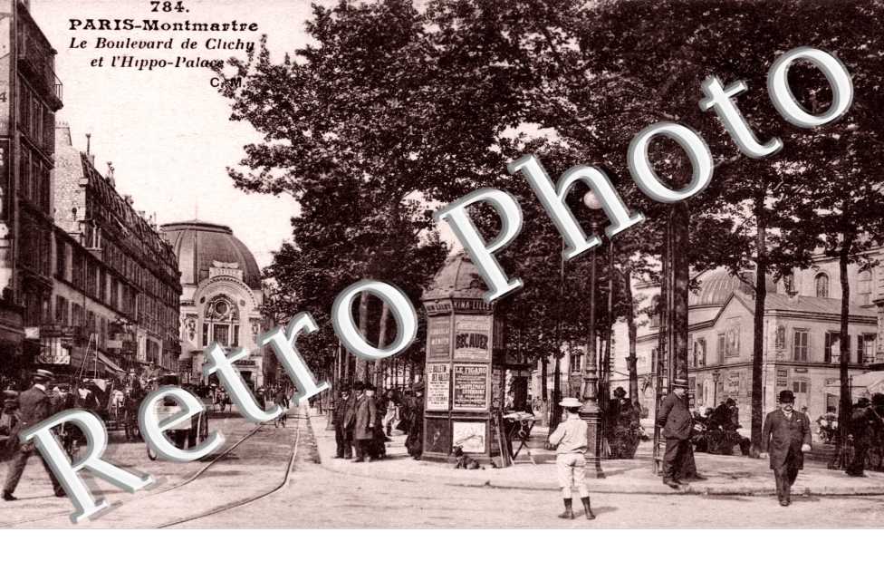 Le boulevard de Clichy et l'Hippo-Palace