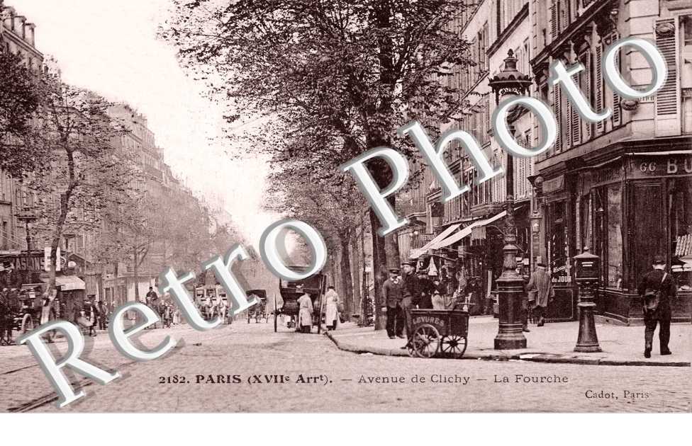 Avenue de Clichy, la Fourche