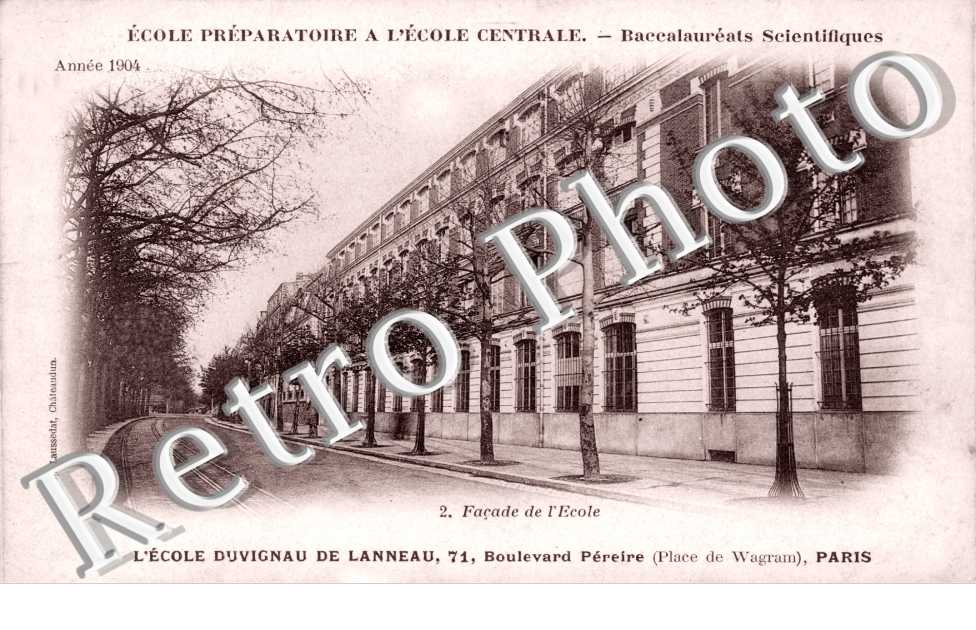 Ecole Preparatoire a l'Ecole Centrale - 71 boulevard Péreire Place de Wagram
