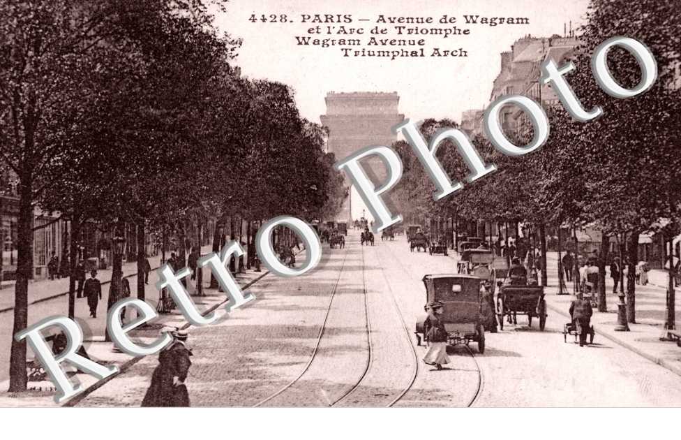 Avenue de Wagram et Arc de Triomphe