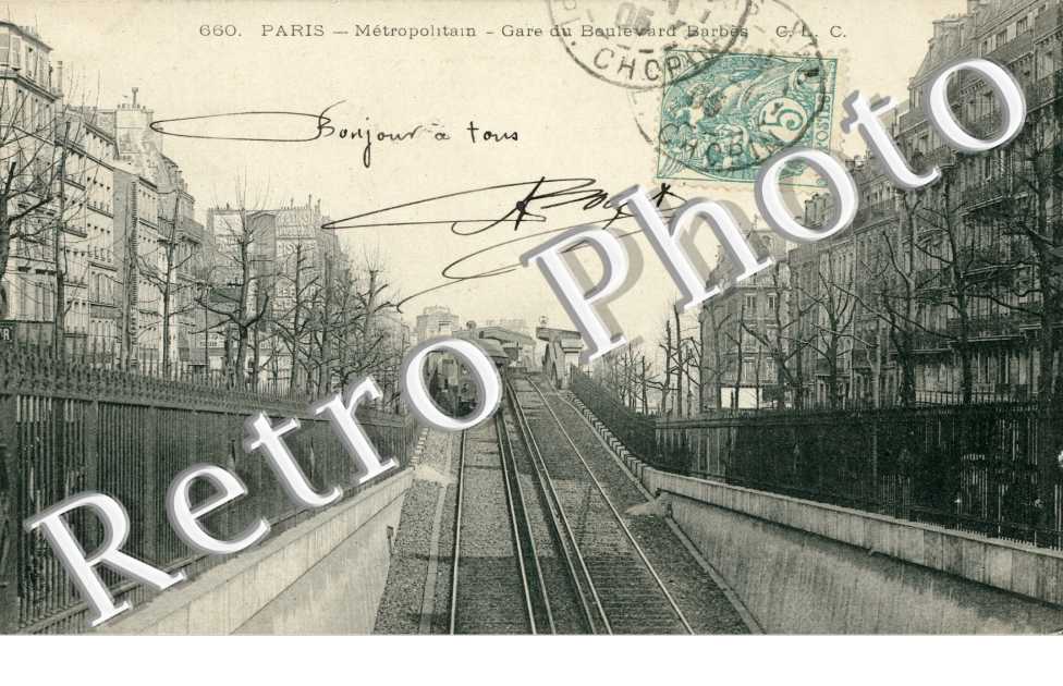 Boulevard Barbes Gare du Metro