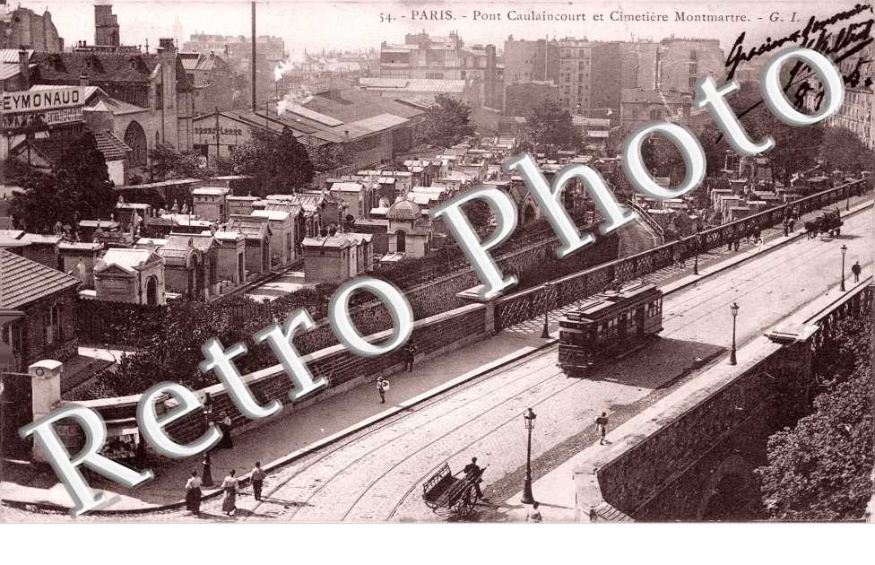 Pont Caulaincourt et Cimetiere Montmartre